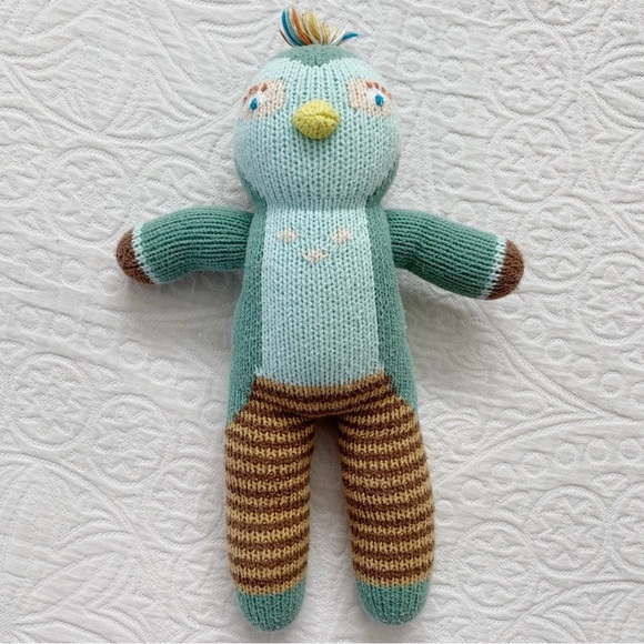 Blabla Figaro the Bird Hand Knit Doll 12" - Picture 1 of 4